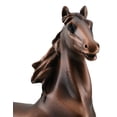 thumbnail image 5 of Rustic Western Country Equestrian Beauty Horse Bronzed Resin Figurine With Base, 5 of 9