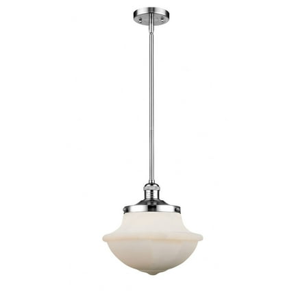 201S-PC-G541-Innovations Lighting-Oxford - 1 Light Stem Hung Mini Pendant In Traditional Style-11.5 Inches Tall and 11.75 Inches Wide-Polished Chrome