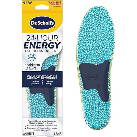 Dr. Scholl's® 24-Hour Energy Multipurpose Insoles, Women Shoe Size 6-10, 1 Pair