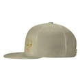 thumbnail image 3 of ZICANCN Golden Skull Pattern Baseball Caps, Trucker Hats for Men And Women, Adjustable Breathable Flat Caps, Natural, 3 of 8