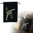 thumbnail image 1 of Modern Flannel Drawstring Pouch for Tarot Card Storage and Organizing Divination Accessories Universal Home Textile Bag, 1 of 3