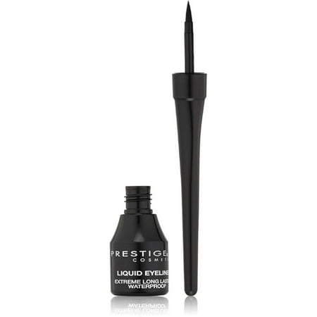 Cosmetics Liquid - Prestige Cosmetics Liquid Eyeliner, Black 0.10 oz (Pack of 2)