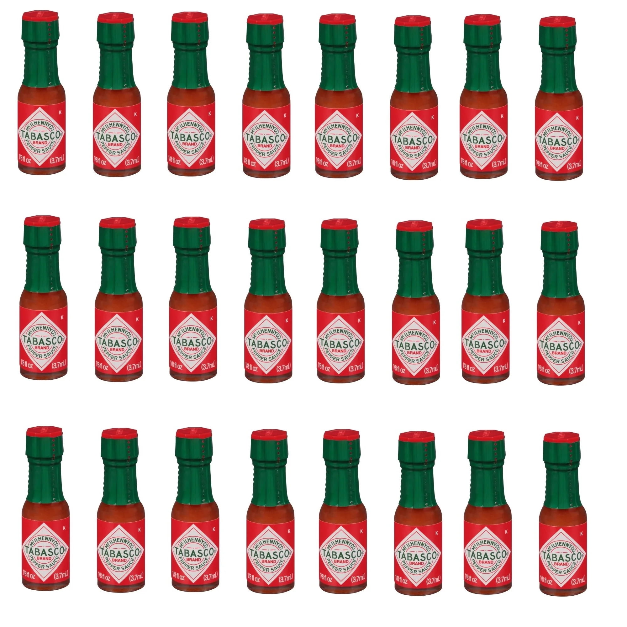 Tabasco Sauce Mini Hot Sauce Bottles 48 Pack of Mini Hot Sauce Bottles