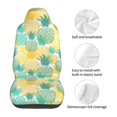 thumbnail image 5 of Sikiie Pineapples1 Car Seat Protector 2 Pack Car Seat Cushion Mat, Car Seat Covers for SUV, Truck, Van, 5 of 7