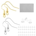 thumbnail image 2 of Lancharmed Silver Plated Earrings for Womens Trendy,60Pc Ear Hook Earring Gift for Sister, 2 of 7