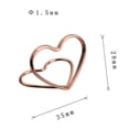 thumbnail image 4 of MYG 15X Numéro de Table stands Numéro Porte-Cartes Clip Table Photo Stand Décor de Mariage, 4 of 9