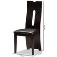 thumbnail image 7 of Baxton Studio Alani Dining Side Chair in Brown (Set of 2), 7 of 7