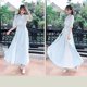 thumbnail image 1 of Hanfu-Hanbok chino para mujer, disfraz para adulto, estudiante Ming, Sarong, largo de cintura mejorado, conjuntos de cuello diario, vestido de fiesta, 2022, 1 of 5