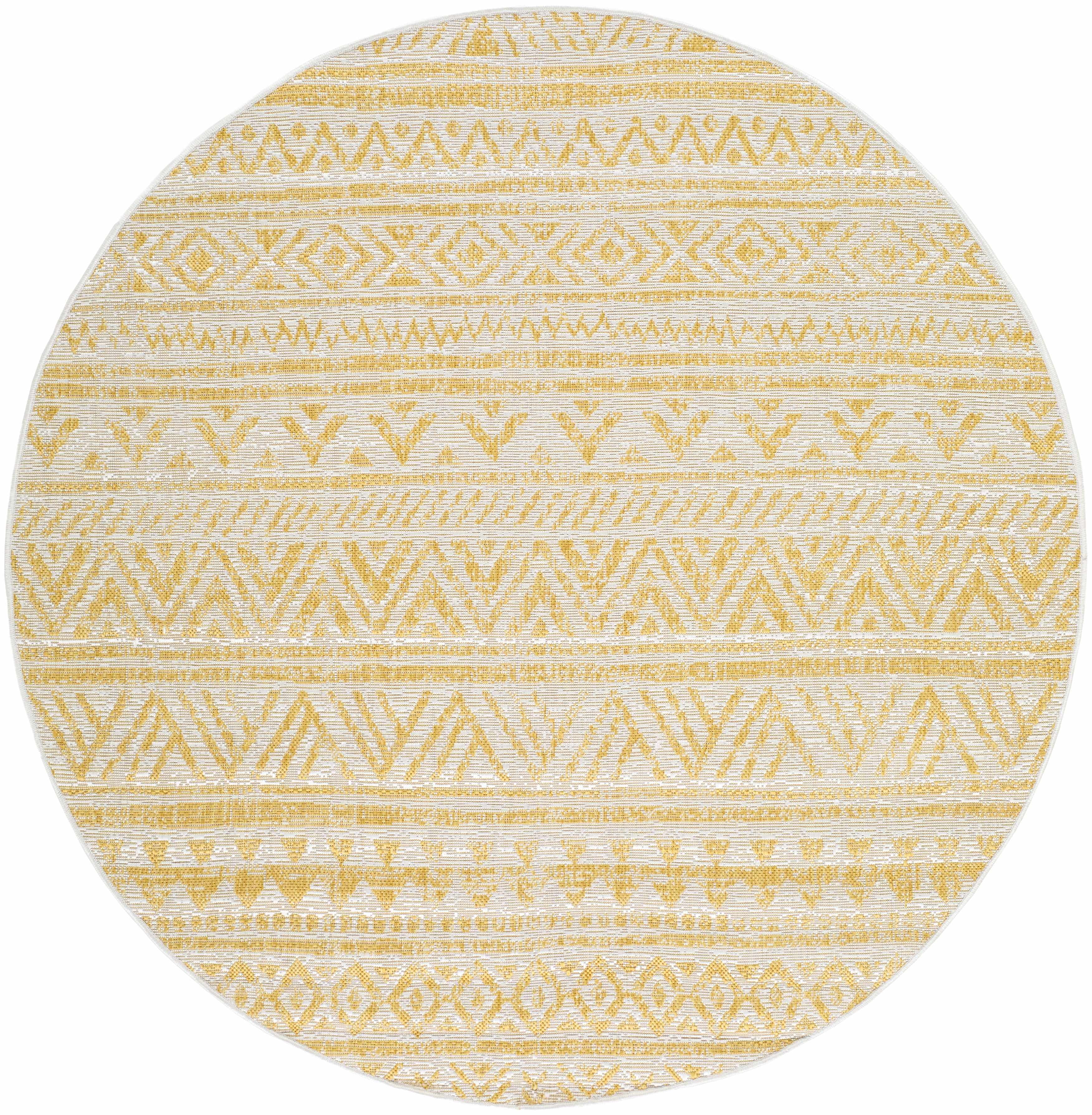 Hauteloom Haluk Hallway, Kitchen Patio Outdoor Runner Rug - Beige, Brown, Multi - 2'7" x 12'