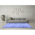 thumbnail image 3 of Ahgly Company Indoor Rectangle Abstract Blue Modern Area Rugs, 2' x 4', 3 of 4