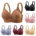 thumbnail image 2 of Fengactive Women's Push up Bra Full Coverage Seamless Comfortable Soft Bralette Wireless Back Support Underwear, 2 of 3