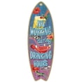 thumbnail image 1 of Tabla de Surf VentDepot Estilo marinero 1Pza 16x45cm Madera, 1 of 5