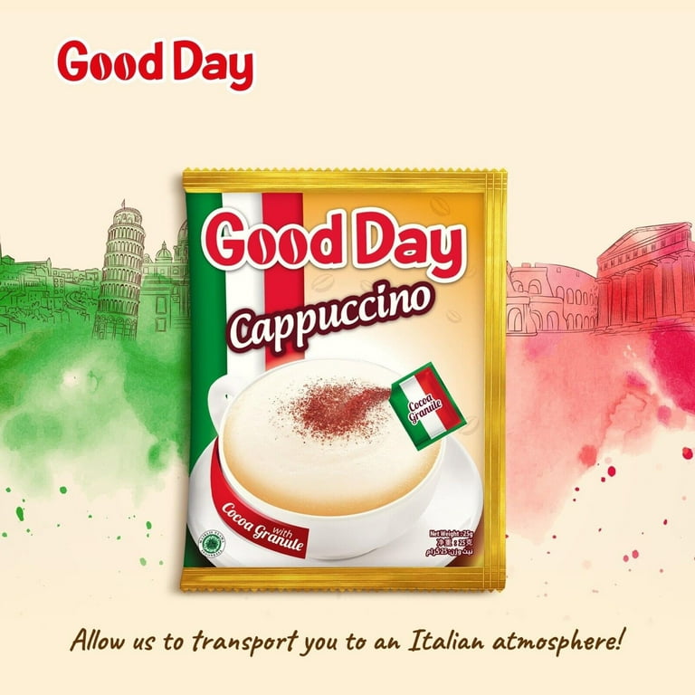 Good Day Cappuccino - マサコ・チキン・ミート・エキス Good Day Cappuccino Italian Style Instant Coffee Mix, 20 Sachets