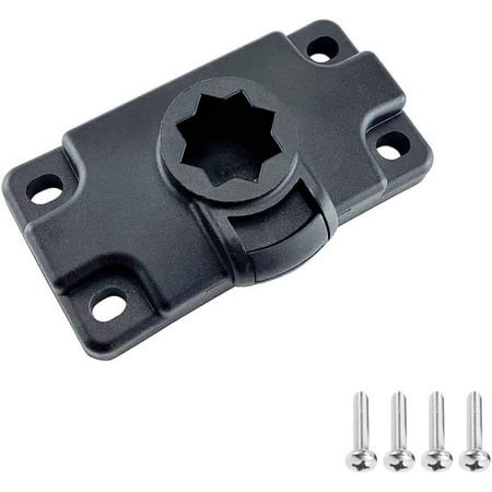 Durable Plastic Kayak Rod Holder Base Sovob Plastic Kayak Fishing Boat Multipurpose Base Fishing Rod Holder Fishing Rod Holder Base Mount For Kayak Canoe Boat Fishing Rod