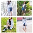 thumbnail image 4 of Cárdigan con bloque de sol para mujer, blusas con estampado de verano con frente abierto y floral de manga larga Speravity FS11577-11, 4 of 7