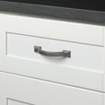 thumbnail image 3 of GlideRite 3 in. Center-Center Arched Square Cabinet Pull, Graphite Gray - 4355, 1 Pack, 3 of 4