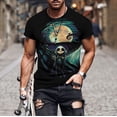 thumbnail image 1 of Camiseta Hip Hop Black Soul Street para hombre, camiseta de verano con garra de fantasma Harajuku, camiseta holgada de moda con estampado 3D de manga corta, ropa informal Tan Jianjun unisex, 1 of 2