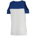 thumbnail image 3 of Women's Fanatics White San Jose Earthquakes Iconic Pure Dedication Cold Shoulder T-Shirt, 3 of 3