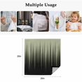 thumbnail image 5 of Sage Green Black Ombre Cloth Napkins, Modern Abstract Striped Gradient Washable and Reusable Dinner Napkins Set of 6, Table Napkin for Kitchen Party Birthday Wedding Hotel Housewarming 20"x20", 5 of 9