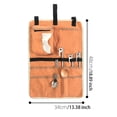 thumbnail image 4 of Greeniant Bolsa de almacenamiento Saco colgante Bolsa de lona Suministros para acampar Práctico Estilo vintage de moda Mano de obra fina carpas, 4 of 6