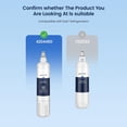 thumbnail image 2 of Replacement for 4204490 Water Filter and 7007067 Air Purification Cartridge Combo Pack, Compatible with Sub-Zero 4204490, 4290510 Water Filter, 7042798/7007067 Air Filter(1+1), 2 of 8