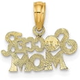 thumbnail image 3 of 14K Yellow Gold SOCCER MOM Charm - 8.1mm, 3 of 6