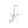 thumbnail image 3 of 925 Sterling Silver Tiny Chihuahua Pet Dog Dangle Women Earrings Cute Dog Puppy Animal Jewelry, 3 of 4