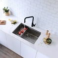 thumbnail image 6 of Stylish 16⅞"L x 5½"W Over the Sink Stainless Steel 18 Gauge Workstation Colander A-06, 6 of 8