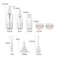 thumbnail image 2 of Lotion Cream Pump Plastic Container Cosmetic Bottle Dispenser Travel Refillable Containers, 2 of 5