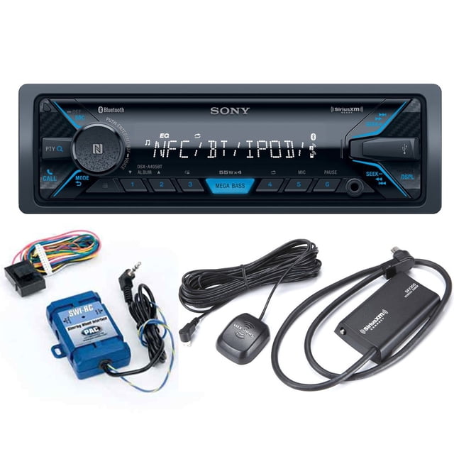 Receptor multimedia Sony DSX-A405BT Bluetooth con sintonizador Sirius XM