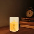 thumbnail image 5 of Flameless LED Acrylic Candle Lamp Night Light, Simulated Dynamic Flame Bedside Table Lamp, Warm Yellow Glow, One-Button, 3 AAA (Not Included), 5 of 5