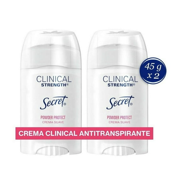 2 Secret Strength Powder Protection Deodorant Stick 45 g