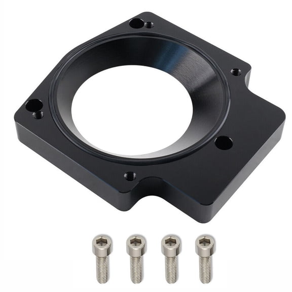 102mm Aluminum Intake Manifold Throttle Body Spacer Adapter For LS1 LS2 LS6 LSX
