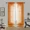 Orange, variant on Gorgeous Home Linen 2pc Orange Solid Sheer Voile Window Curtain Set, Rod Pocket Panels 54"W x 84"L (Each)
