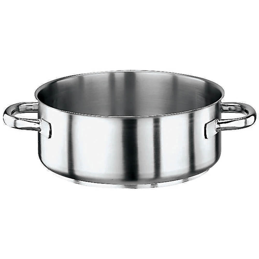 Paderno World Cuisine Rondeau, No Lid, 9.75 Qt, Stainless Steel, 11009