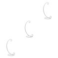 thumbnail image 2 of Inteprter Retro Glass Ball Hanging Stand Candelero Wedding Decoración del hogar Type1 NO1, 2 of 6