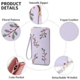 thumbnail image 5 of LOUEBICA Wallet Women Clutch Leather Wristlet Wallet Fashion Embossed RFID Blocking Credit Card Holder with Strap, 5 of 8