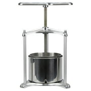 EJWOX Tabletop Wine/Cider/Fruit Press  Aluminum - 0.8/1.6 Gallon