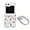 flower, variant on Cute Transparent Case for Samsung Galaxy Z Flip 6(2024 Release),Beautiful Print Design with Pearl Wrist Chain Shockproof Galaxy Z Flip 6 Phone Cover (Love Heart)