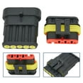 thumbnail image 6 of Electrical Waterproof Connector 1 2 3 4 5 6 Pin Way Superseal Car Boat Kit Clip 3Pin YIWEI, 6 of 7