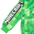 thumbnail image 4 of Sudadera con capucha Minecraft Creeper para niños pequeños con máscara de 6 años, 4 of 8