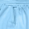 thumbnail image 5 of Mens Loose Fit Sweatpants Baggy Wide Leg Pants Athletic Joggers Drawstring Waist Casual Comfort with Pockets 2026 Sky Blue 2XL, 5 of 9