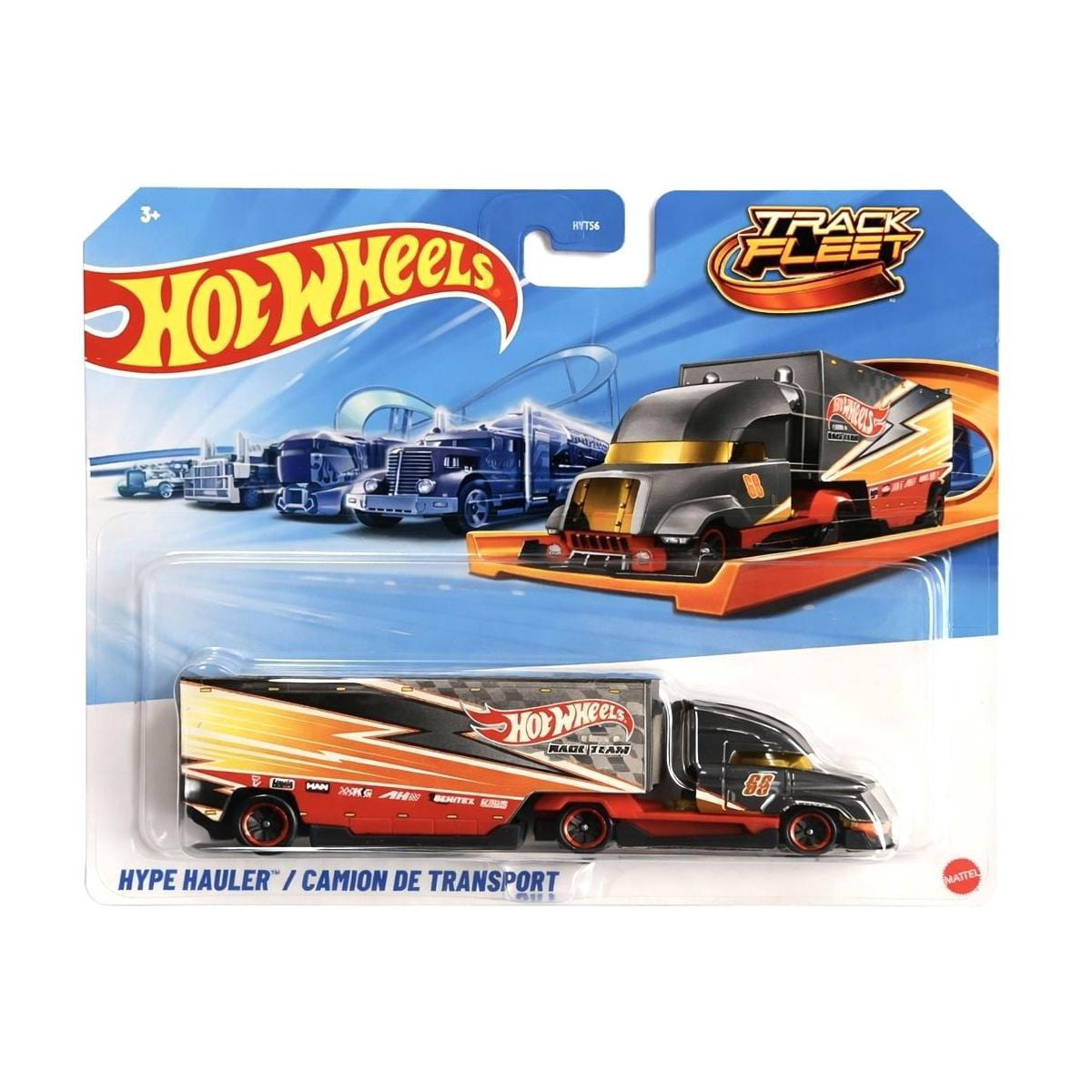 Hot Wheels Monster Trucks Chum n Get It Snack Pack, 44/75, Play