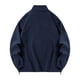 thumbnail image 3 of Kalauyu Mens Fuzzy Fleece Sweatshirt Quarter Zip Pullover Long Sleeve Winter Fall Outdoor Warm Outerwear, 3 of 5