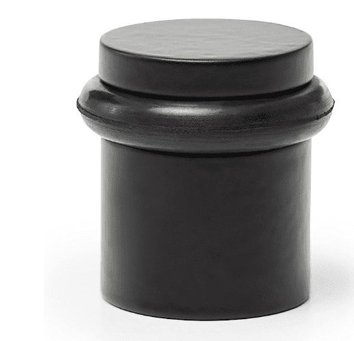 Prime-Line Rigid Door Stops - Steel With Rubber Tip, Baseboard Mount, 5-Pack