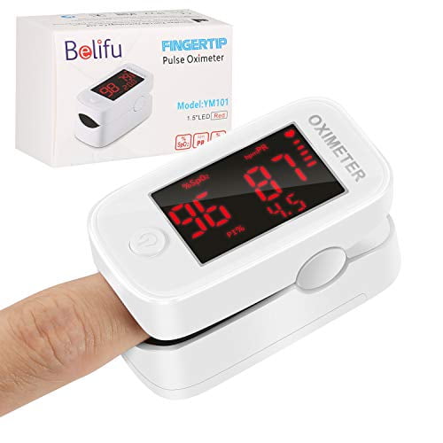Belifu Fingertip Pulse Oximeter Blood Oxygen Saturation Monitor for