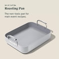 thumbnail image 5 of Caraway Roasting Pan - 16x13” Roasting Pan with Rack - Non-Stick Ceramic Coated - Oven Safe & Compatible with All Stovetops - Gray, 5 of 5