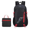 thumbnail image 2 of Ligero, portátil, plegable, impermeable, mochila, bolsa plegable para viajes (negro) Likrtyny Para Estrenar, 2 of 8
