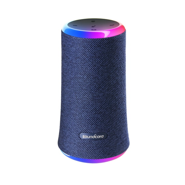 Soundcore by Anker- Flare 2 Portable Speaker | IPX7 Waterproof | 360 Sound  | 12-Hour Playtime | Blue | A3165Z31