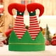 thumbnail image 5 of Fiudx Ofertas relámpago del día, solo en línea Sombreros de Navidad Sombreros de fiesta Sombrero largo de rayas Sombreros con temas festivos Accesorio para fiesta de Navidad, 5 of 7